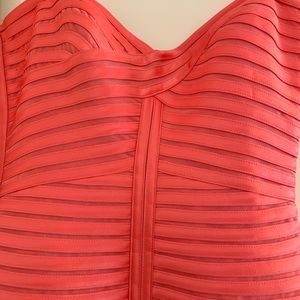 Coral BCBG Bodycon dress